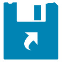 Save as Shortcut  screen for extension Chrome web store in OffiDocs Chromium