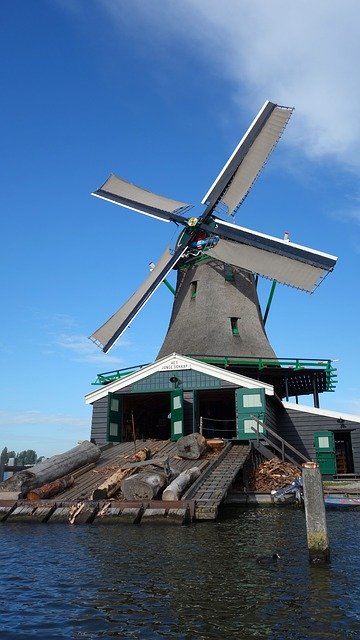 ดาวน์โหลดฟรี Sawmill Zaanse Schans Mill Wind - รูปถ่ายหรือรูปภาพฟรีที่จะแก้ไขด้วยโปรแกรมแก้ไขรูปภาพออนไลน์ GIMP