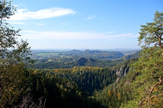 Free download Saxon Switzerland Mountains -  free photo or picture to be edited with GIMP online image editor