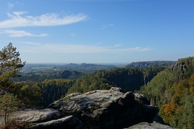 Kostenloser Download Sächsische Schweiz-Berge-Felsen - kostenloses Foto oder Bild zur Bearbeitung mit GIMP-Online-Bildbearbeitung