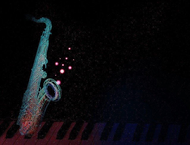 Free download Saxophone Keybord Piano -  free illustration to be edited with GIMP free online image editor