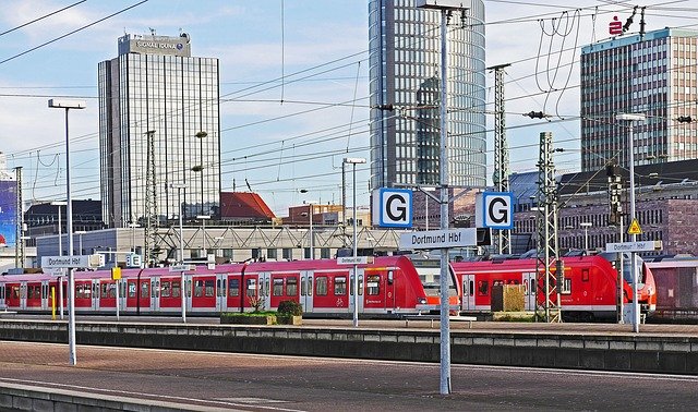Free download s bahn terminal dortmund hbf free picture to be edited with GIMP free online image editor