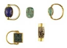 Free download Scarab Finger Ring with the Names of Thutmose III and Hatshepsut free photo or picture to be edited with GIMP online image editor