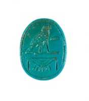 Free download Scarab Inscribed Female Golden Horus free photo or picture to be edited with GIMP online image editor