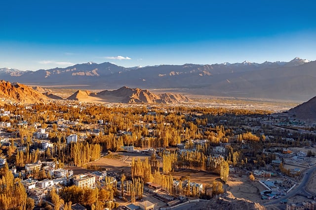Free download scene city india ladakh sky town free picture to be edited with GIMP free online image editor