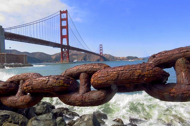 Free download Scenery Golden Gate Bridge -  free photo or picture to be edited with GIMP online image editor