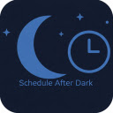 Schedule After Dark  screen for extension Chrome web store in OffiDocs Chromium