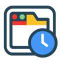 Scheduled Tab Opener  screen for extension Chrome web store in OffiDocs Chromium