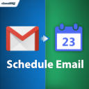 Schedule Email by cloudHQ  screen for extension Chrome web store in OffiDocs Chromium