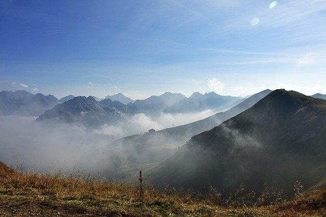 Free download Schlappolteck Mountains Fog -  free photo or picture to be edited with GIMP online image editor