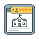 School Scout for Zillow  screen for extension Chrome web store in OffiDocs Chromium
