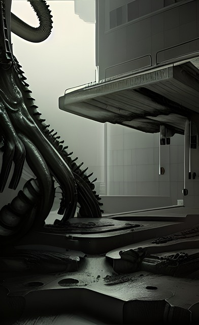 Free download science fiction laboratory dark 3d free picture to be edited with GIMP free online image editor