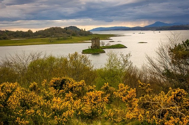 Gratis download Schotland Castle Stalker Hole - gratis gratis foto of afbeelding om te bewerken met GIMP online afbeeldingseditor