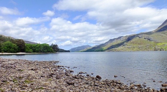 Free download Scotland Loch free photo template to be edited with GIMP online image editor