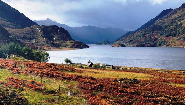 Download grátis Scotland Loch Hourn - foto ou imagem gratuita para ser editada com o editor de imagens online GIMP