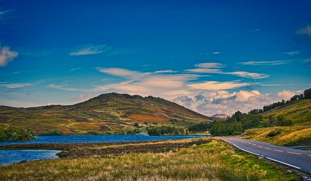 Free picture Scotland Mountains Road -  to be edited by GIMP free image editor by OffiDocs
