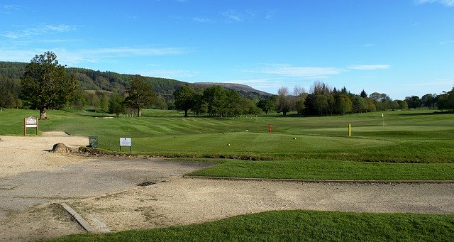 Скачать бесплатно Scottish Golf Course Landscape Sky - бесплатное фото или изображение для редактирования с помощью онлайн-редактора изображений GIMP