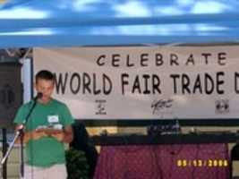 Free download Scott Tess speaking at World Fair Trade Day 2006, Orlando, FL free photo or picture to be edited with GIMP online image editor