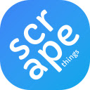 Scrapethings  screen for extension Chrome web store in OffiDocs Chromium