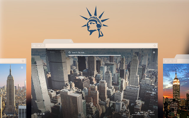 * NOVITÀ * Sfondi HD Skyline di New York Nuova scheda Tema dal web store di Chrome da eseguire con OffiDocs Chromium online