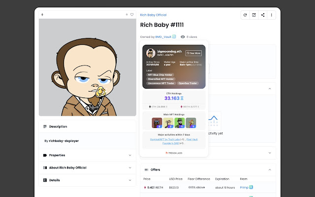 0x Watch  from Chrome web store to be run with OffiDocs Chromium online