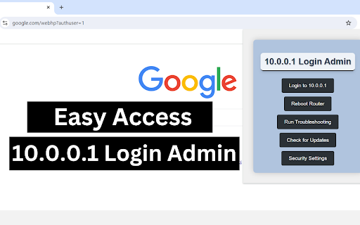10.0.0.1 Login Admin  from Chrome web store to be run with OffiDocs Chromium online