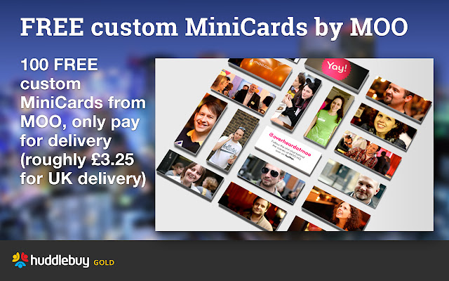 100 FREE custom MiniCards from MOO  from Chrome web store to be run with OffiDocs Chromium online