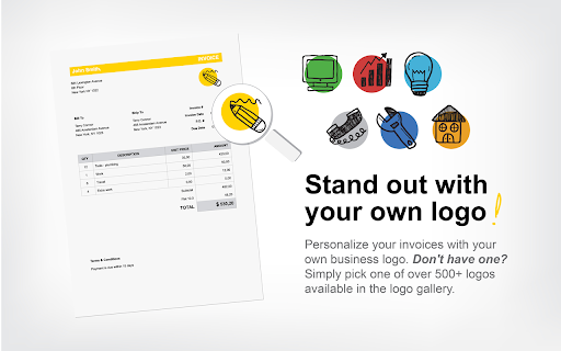 100 Free Invoice PDF Templates  from Chrome web store to be run with OffiDocs Chromium online