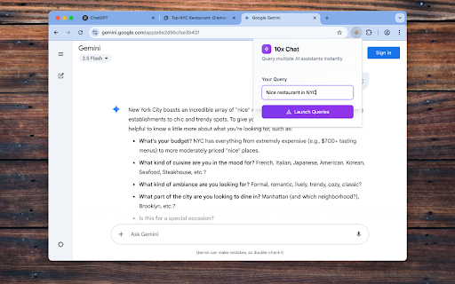 10xWise Multi AI Chat  from Chrome web store to be run with OffiDocs Chromium online