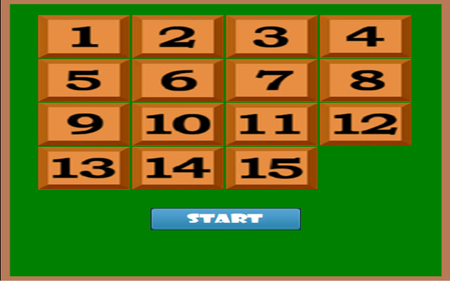 15 Puzzle  from Chrome web store to be run with OffiDocs Chromium online