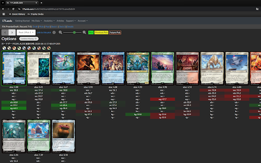 17lands pick with GIH  from Chrome web store to be run with OffiDocs Chromium online