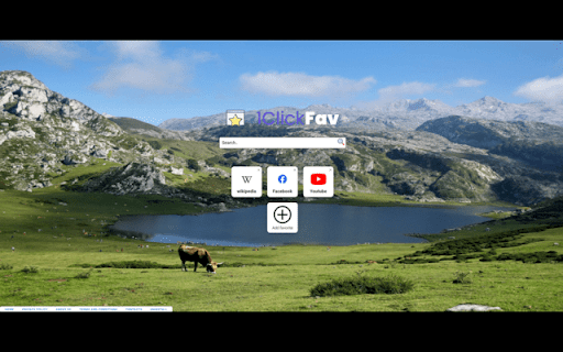 1ClickFav  from Chrome web store to be run with OffiDocs Chromium online