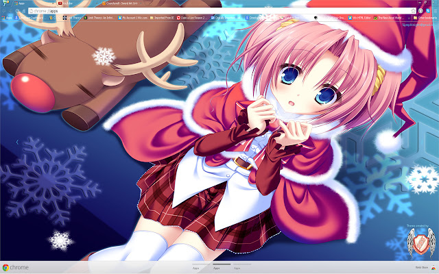 2014 Christmas Anime theme 1/13 1366x768  from Chrome web store to be run with OffiDocs Chromium online