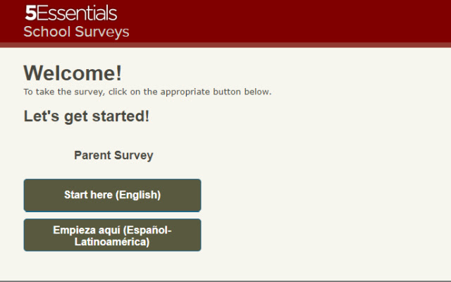 2019 5 Essentials Parent Survey  from Chrome web store to be run with OffiDocs Chromium online