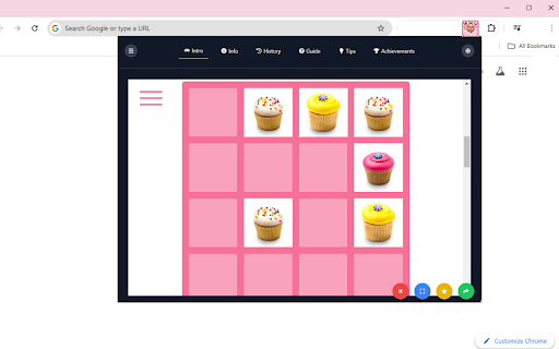2048 Cupcakes EE  from Chrome web store to be run with OffiDocs Chromium online