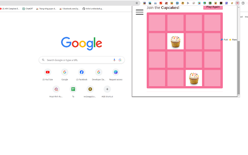2048 Cupcakes for Chrome  from Chrome web store to be run with OffiDocs Chromium online
