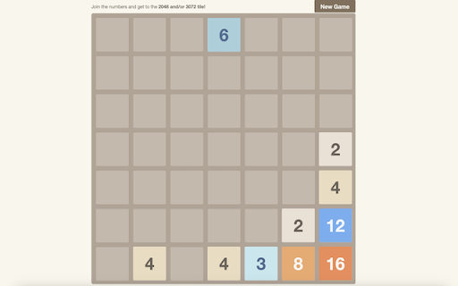 2048 Multitasking Game  from Chrome web store to be run with OffiDocs Chromium online