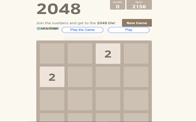 2048 Puzzle Game Online  from Chrome web store to be run with OffiDocs Chromium online
