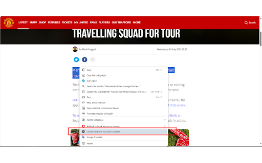 20Q Text Converter with AI  from Chrome web store to be run with OffiDocs Chromium online
