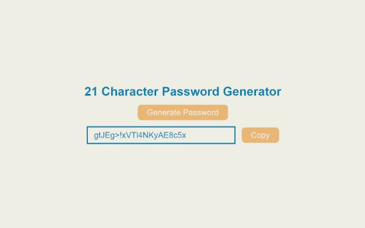 21CharacterPasswordGenerator  from Chrome web store to be run with OffiDocs Chromium online