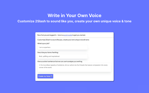 2Slash  from Chrome web store to be run with OffiDocs Chromium online