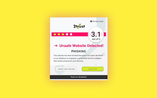 2trust.io  from Chrome web store to be run with OffiDocs Chromium online