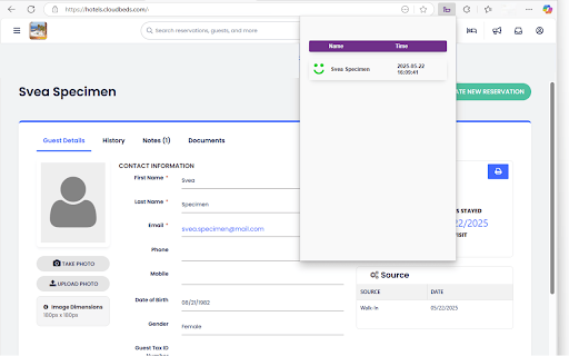 365id Cloudbeds Extension  from Chrome web store to be run with OffiDocs Chromium online