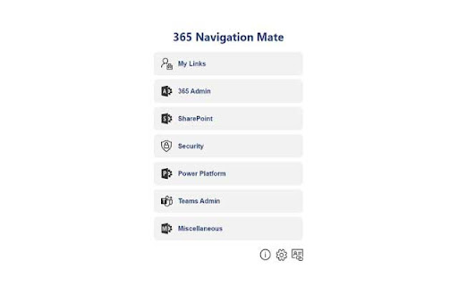 365 Navigation Mate  from Chrome web store to be run with OffiDocs Chromium online