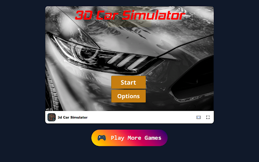 3d Car Simulator Game in Browser Free  Offline available  from Chrome web store to be run with OffiDocs Chromium online