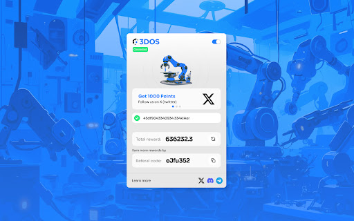 3DOS Network  from Chrome web store to be run with OffiDocs Chromium online