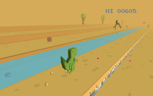 3d Running Dinosaur  from Chrome web store to be run with OffiDocs Chromium online