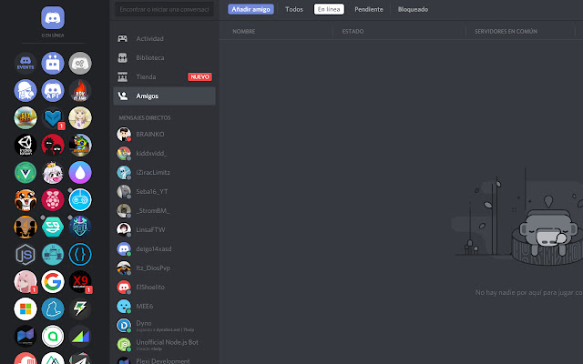 3 Guilds rows | Discord Addon  from Chrome web store to be run with OffiDocs Chromium online