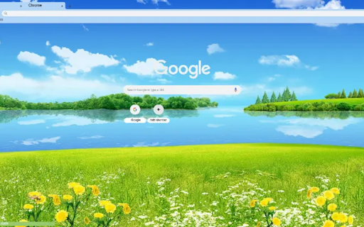 3 islands with one lake.  from Chrome web store to be run with OffiDocs Chromium online