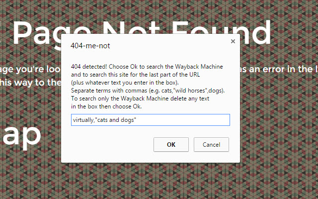 404 me not  from Chrome web store to be run with OffiDocs Chromium online